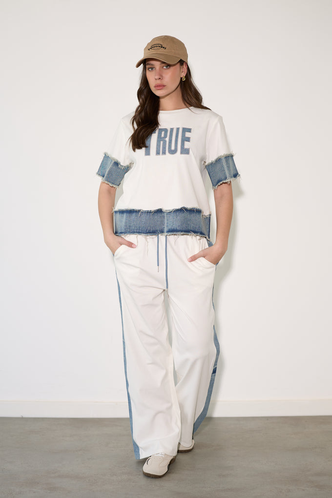 חליפת TRUE שילוב ג'ינס