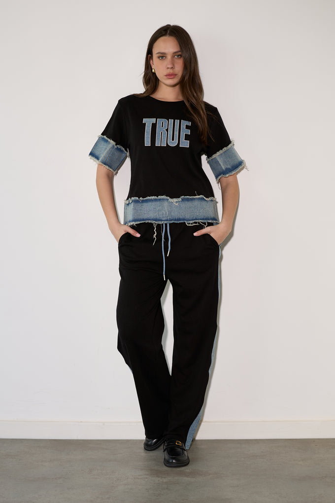 חליפת TRUE שילוב ג'ינס