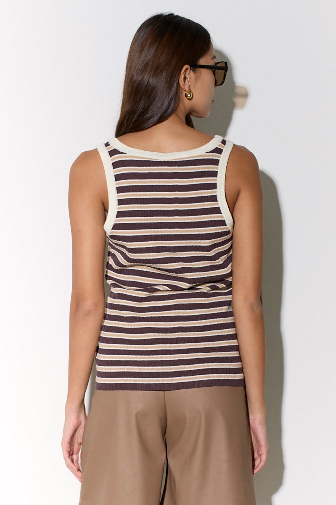 גופיית ריב סריג פסים