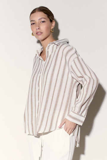 מכופתרת פשתן ג'יימס