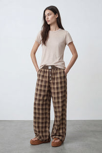 מכנסי משבצות מריאן