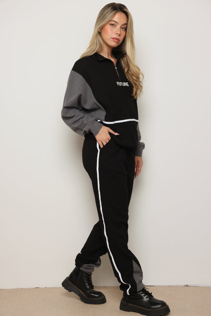 חליפת סריג רוכסן FUTURE