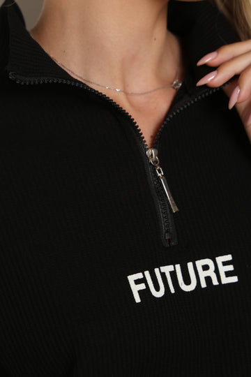 חליפת סריג רוכסן FUTURE