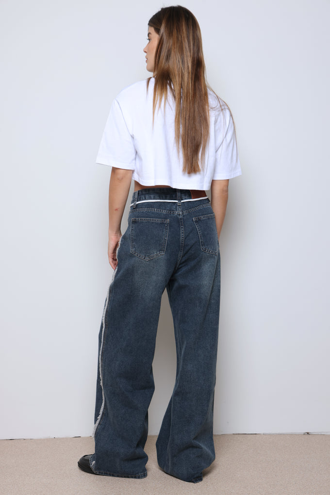 ג'ינס הופמן כחול כהה