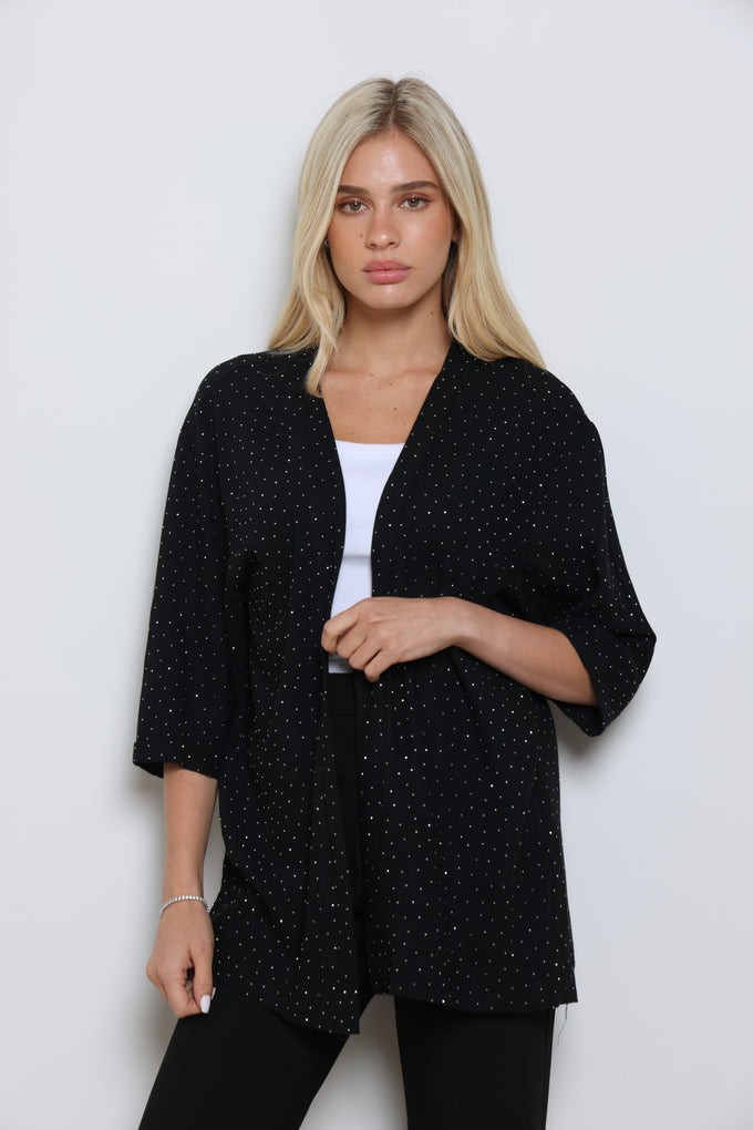 עליונית פשתן אמילי בשילוב ניטים