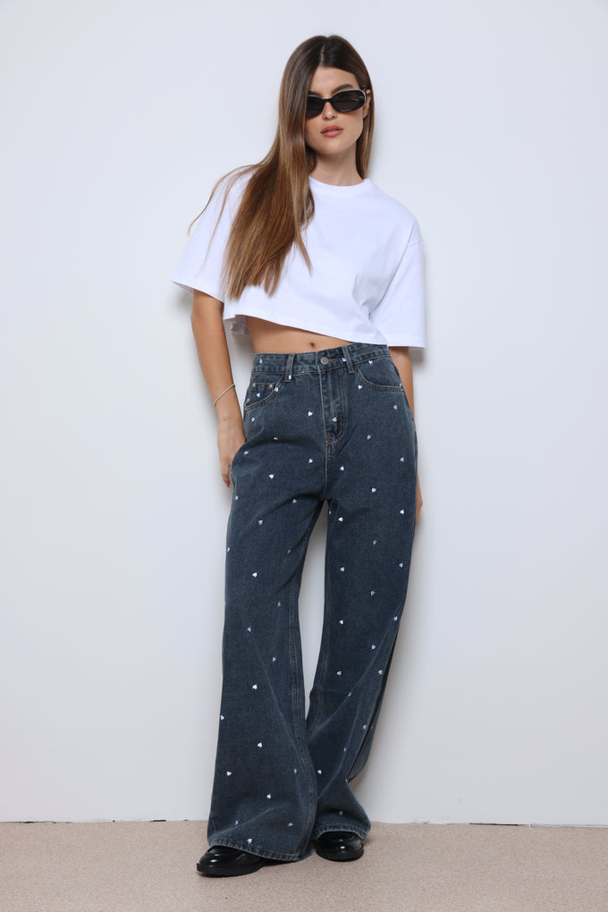 ג'ינס טקסס כחול כהה