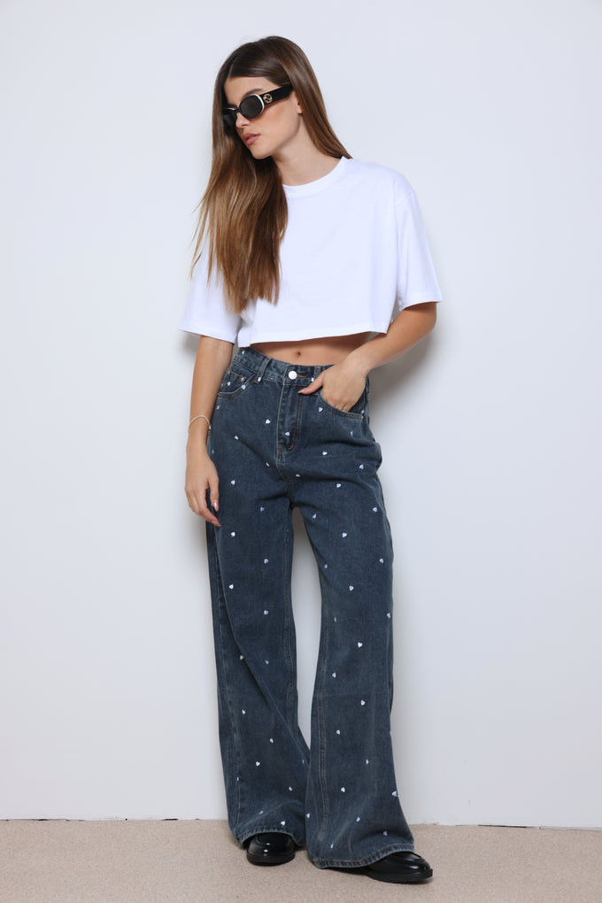 ג'ינס טקסס כחול כהה