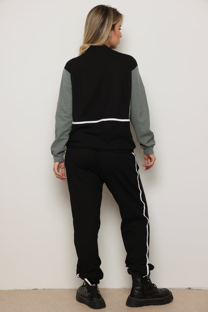 חליפת סריג רוכסן FUTURE