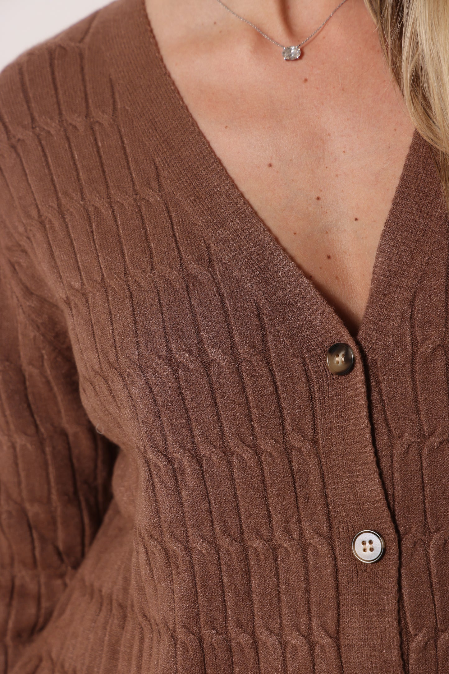 קרדיגן סריג צמות