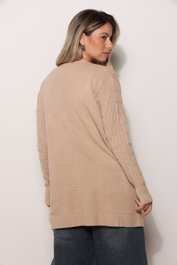 קרדיגן סריג צמות