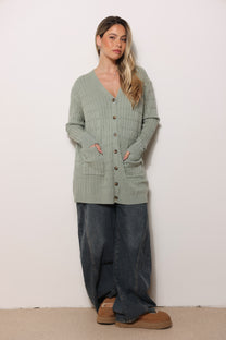 קרדיגן סריג צמות