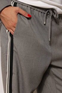 חליפת צמר רוכסן