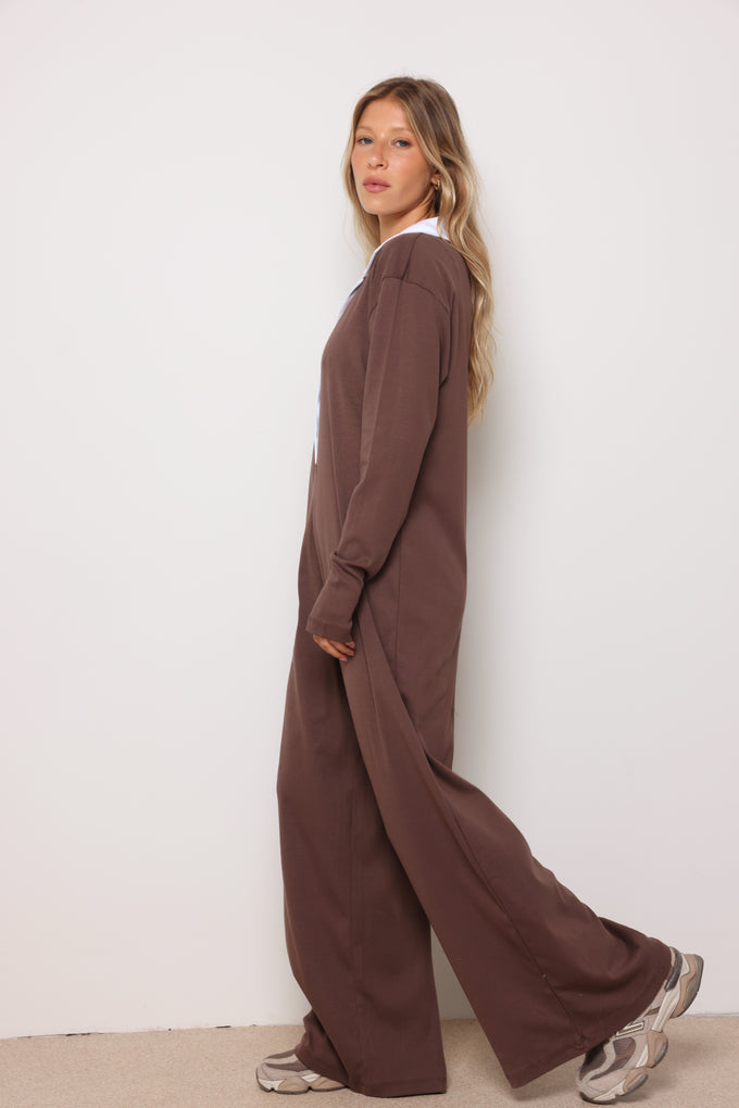 אוברול דונה מכופתר