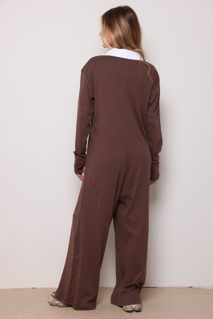 אוברול דונה מכופתר