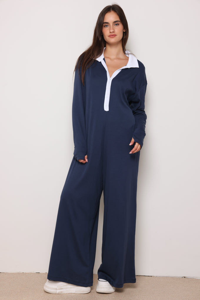 אוברול דונה מכופתר