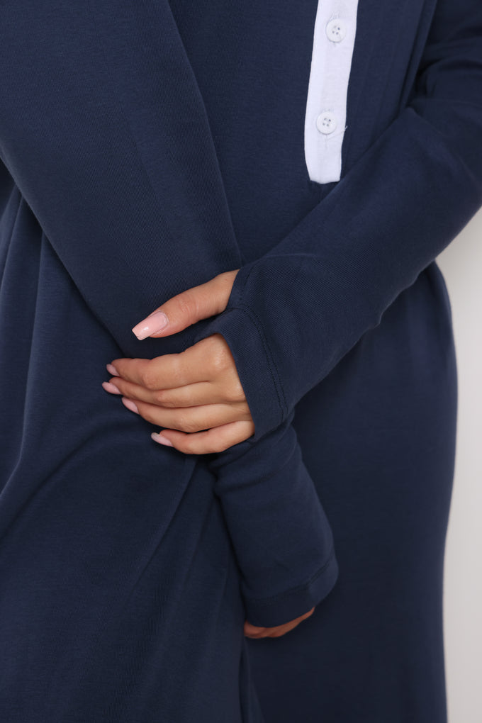 אוברול דונה מכופתר