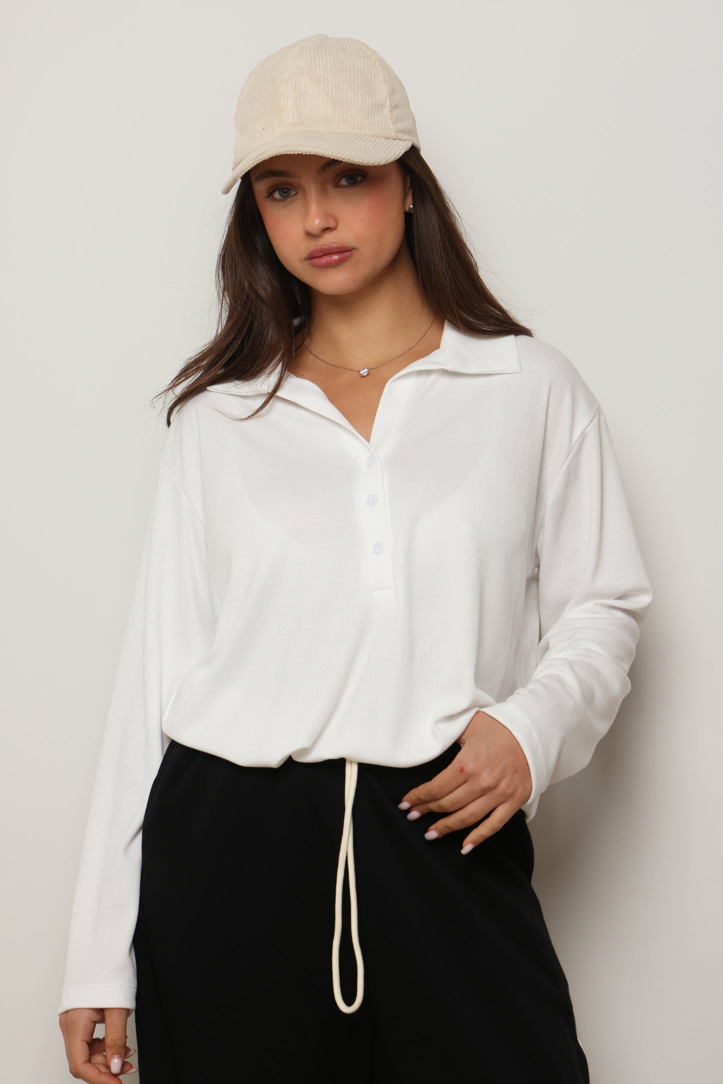 טוניקת מודאל עטלף צווארון