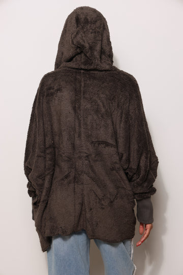 פונצ'ו כירבולית מנג'ט