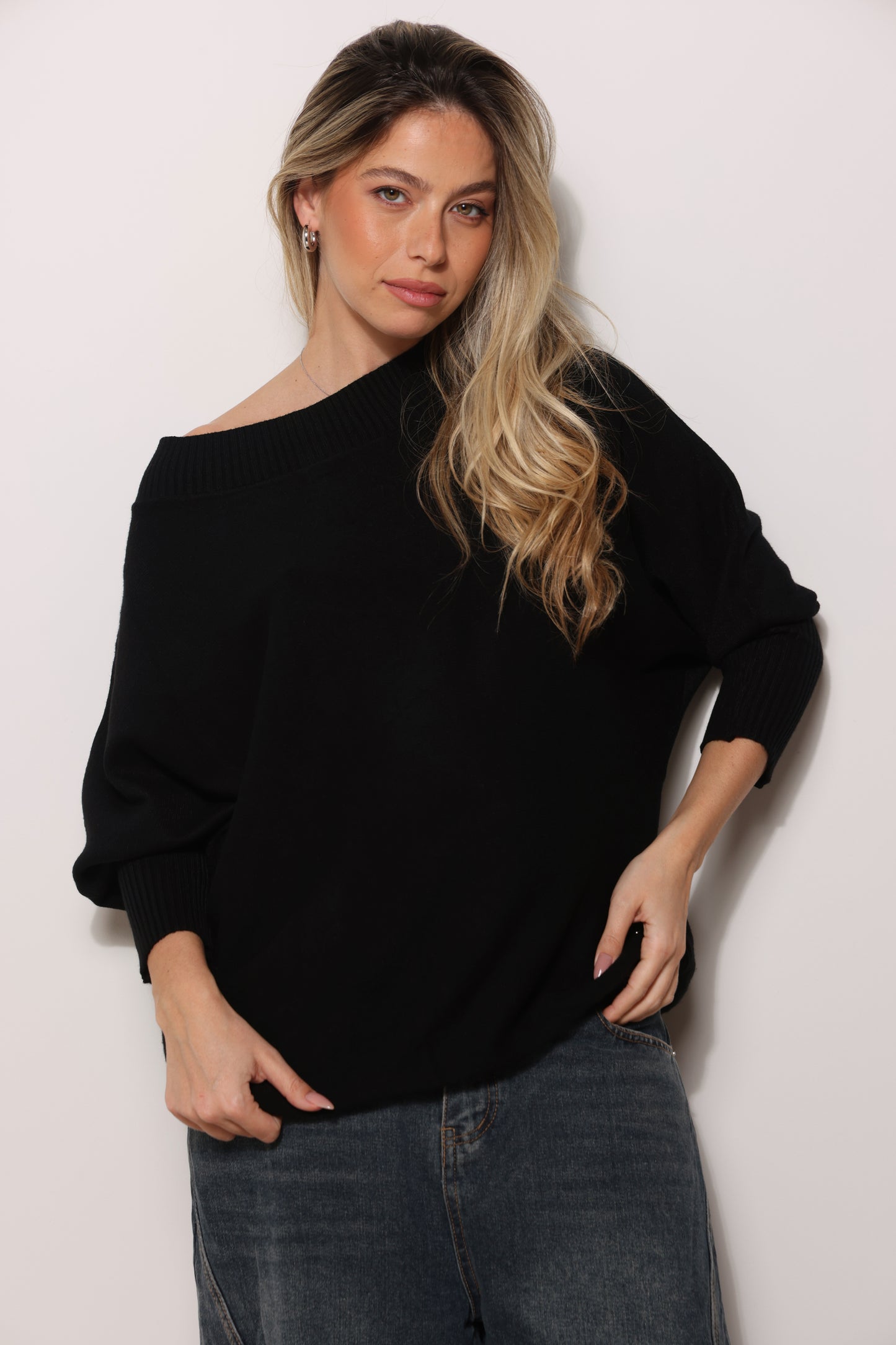 סריג במגע רך רייבן