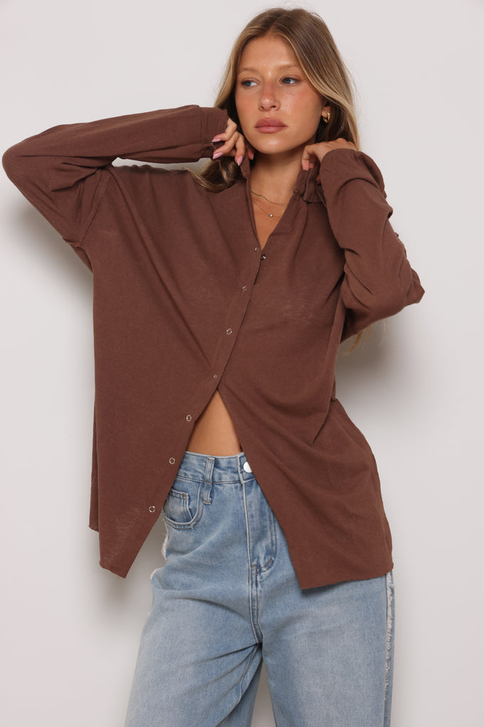 חולצה מכופתרת פלאם