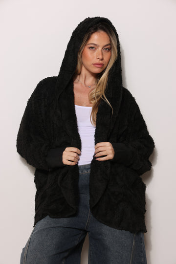 פונצ'ו כירבולית מנג'ט