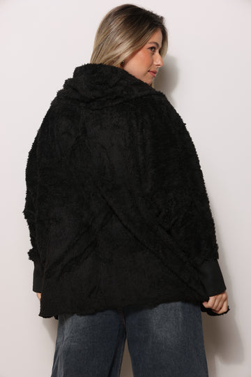 פונצ'ו כירבולית מנג'ט