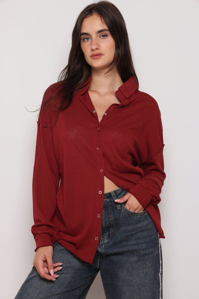 חולצה מכופתרת פלאם