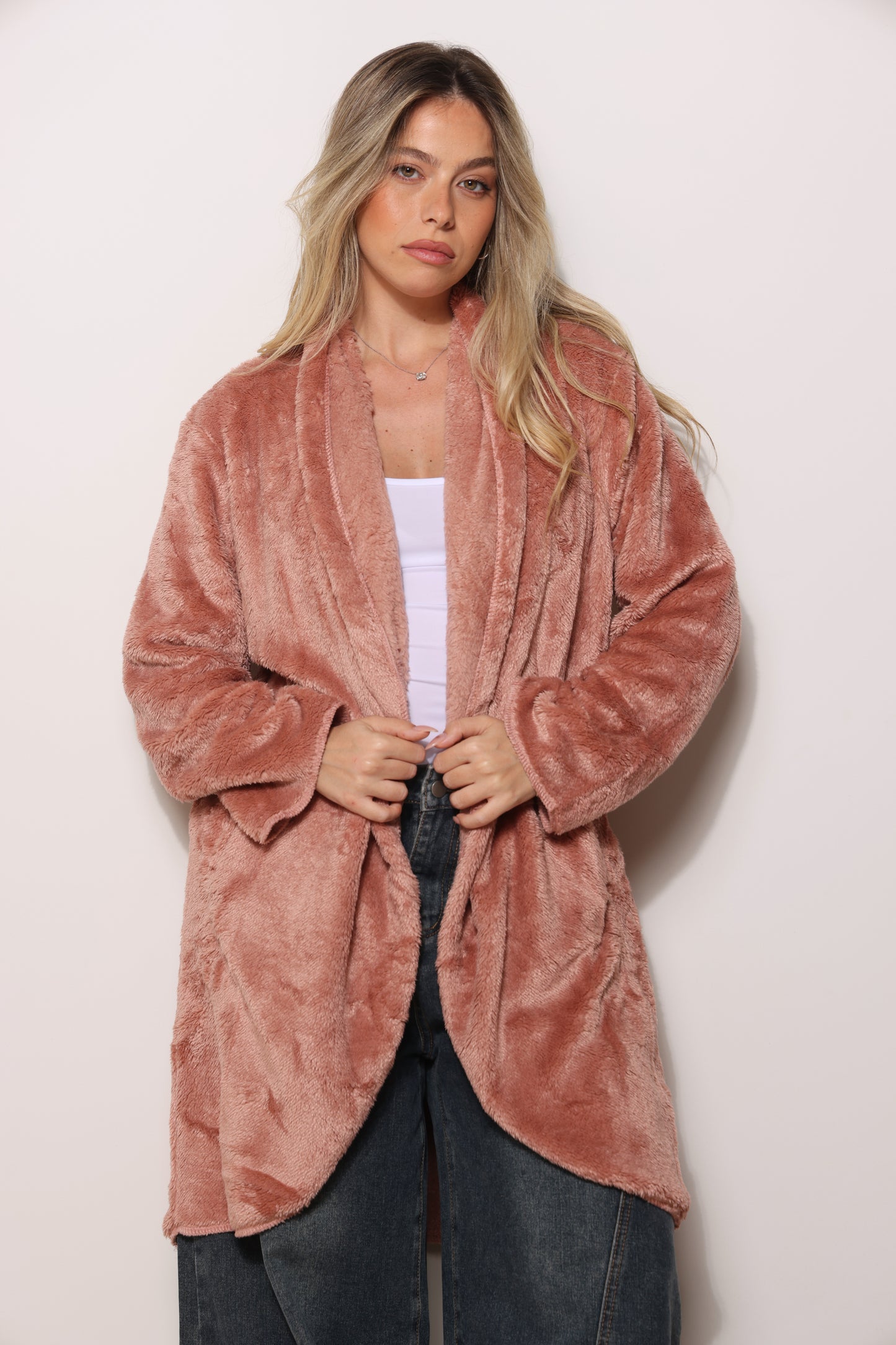 פונצ'ו כירבולית ארוך