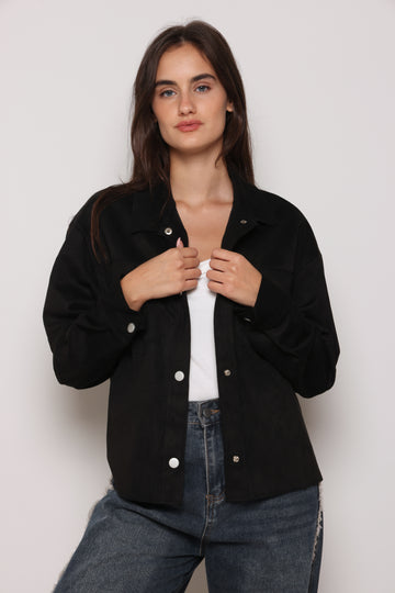 ג'קט דמוי זמש