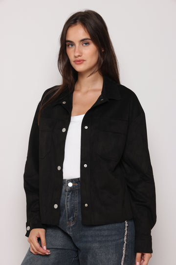 ג'קט דמוי זמש