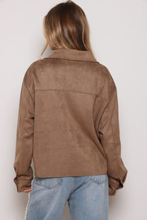 ג'קט דמוי זמש