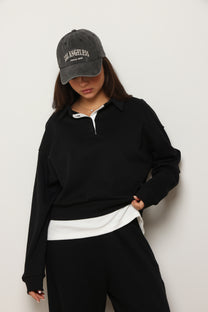 סווטשירט צווארון שילוב