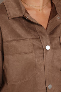 ג'קט דמוי זמש