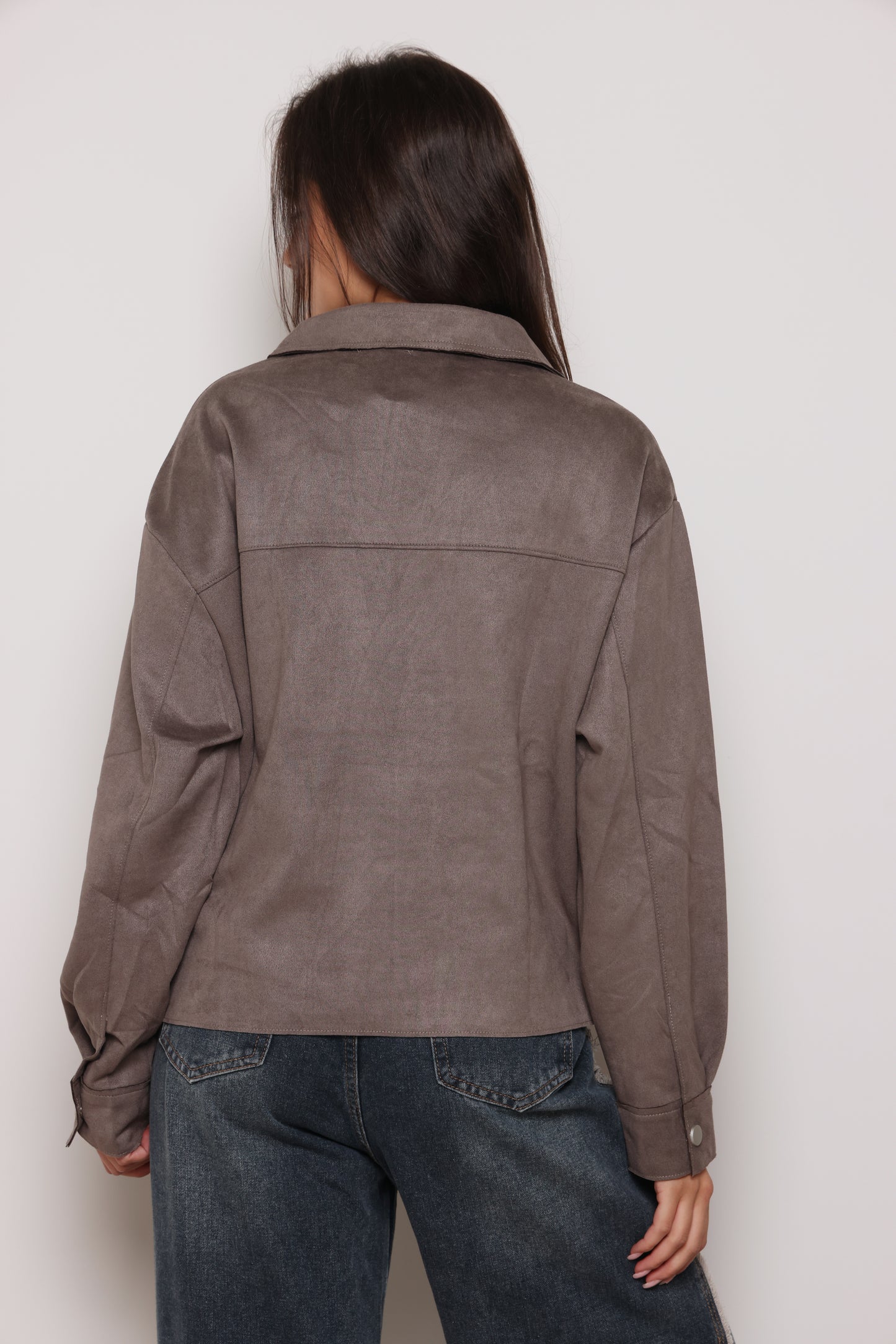 ג'קט דמוי זמש