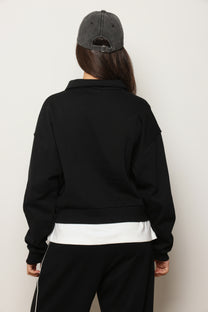 סווטשירט צווארון שילוב