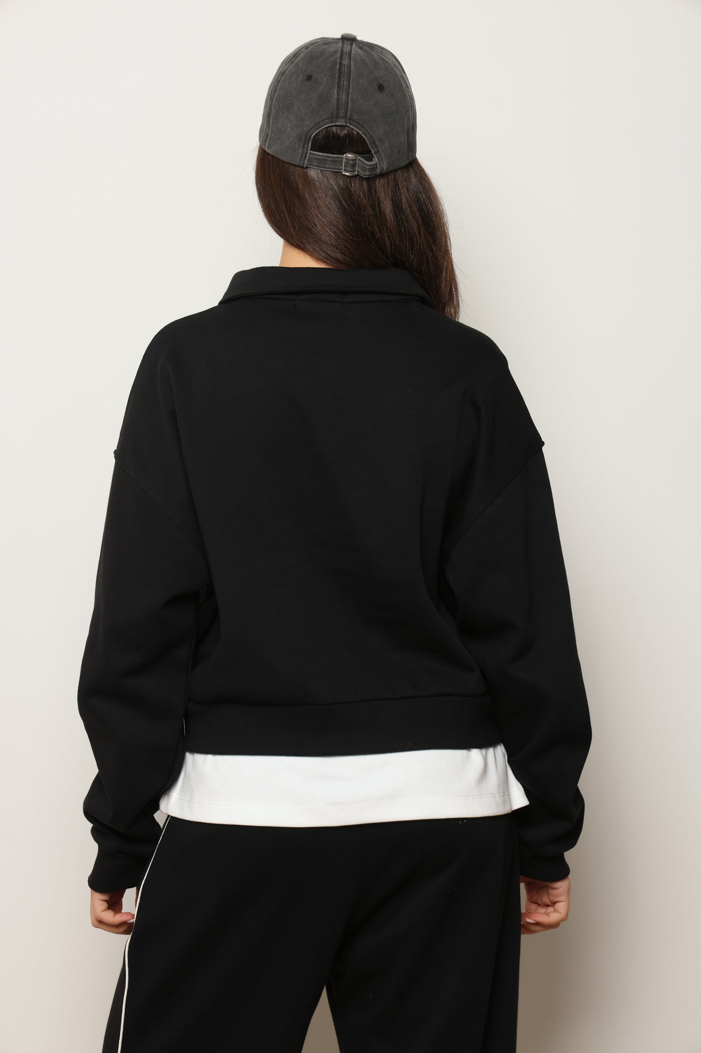 סווטשירט צווארון שילוב