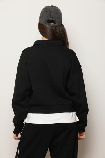 סווטשירט צווארון שילוב