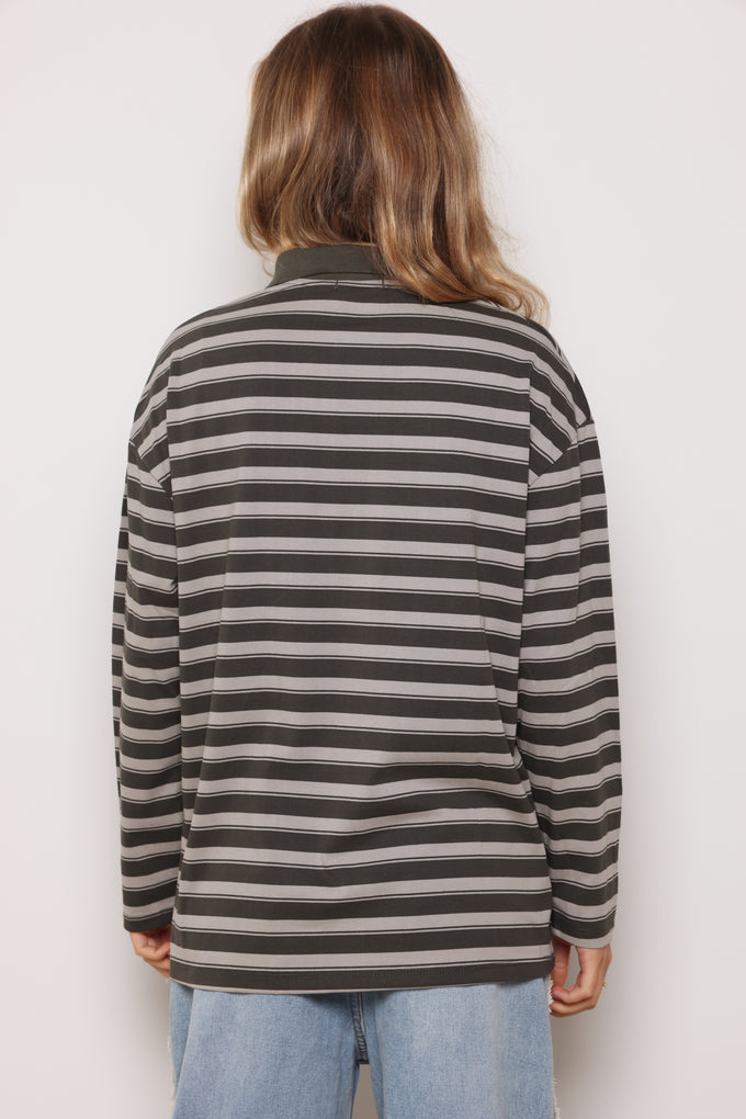 חולצת אדל פולו פסים