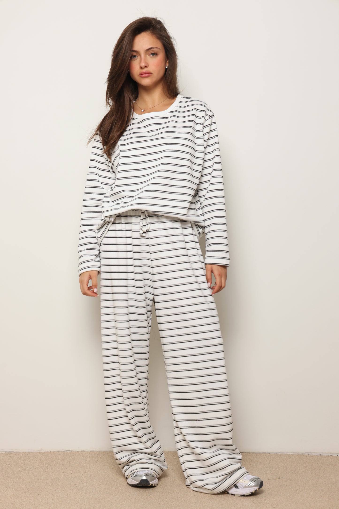 מכנסי ורונה פסים