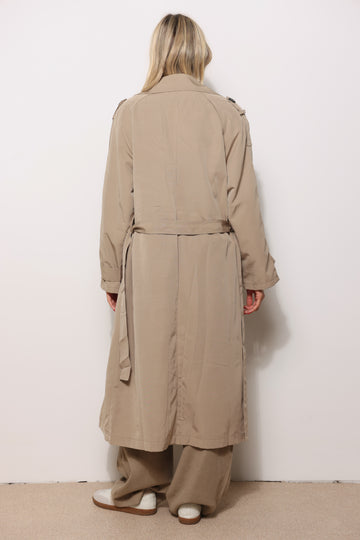 מעיל טרנץ׳ קנבס