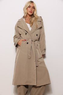 מעיל טרנץ׳ קנבס