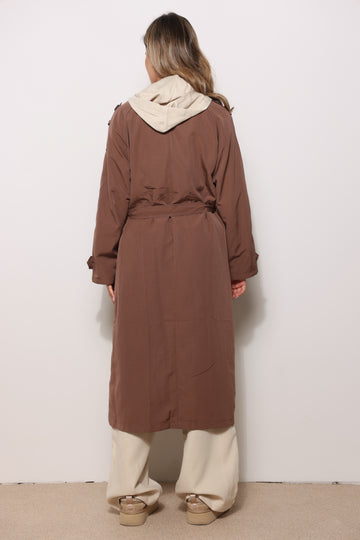 מעיל טרנץ׳ קנבס