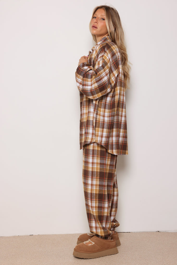 מכנסי סופיה משבצות