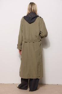 מעיל טרנץ׳ קנבס