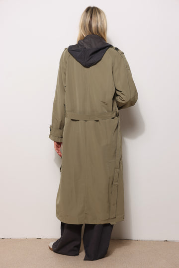 מעיל טרנץ׳ קנבס