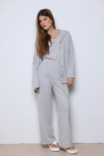 חליפת גרסון וופל פסים 3 חלקים