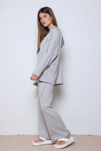 חליפת גרסון וופל פסים 3 חלקים