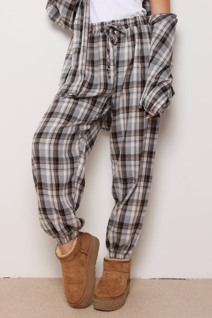 מכנסי סופיה משבצות