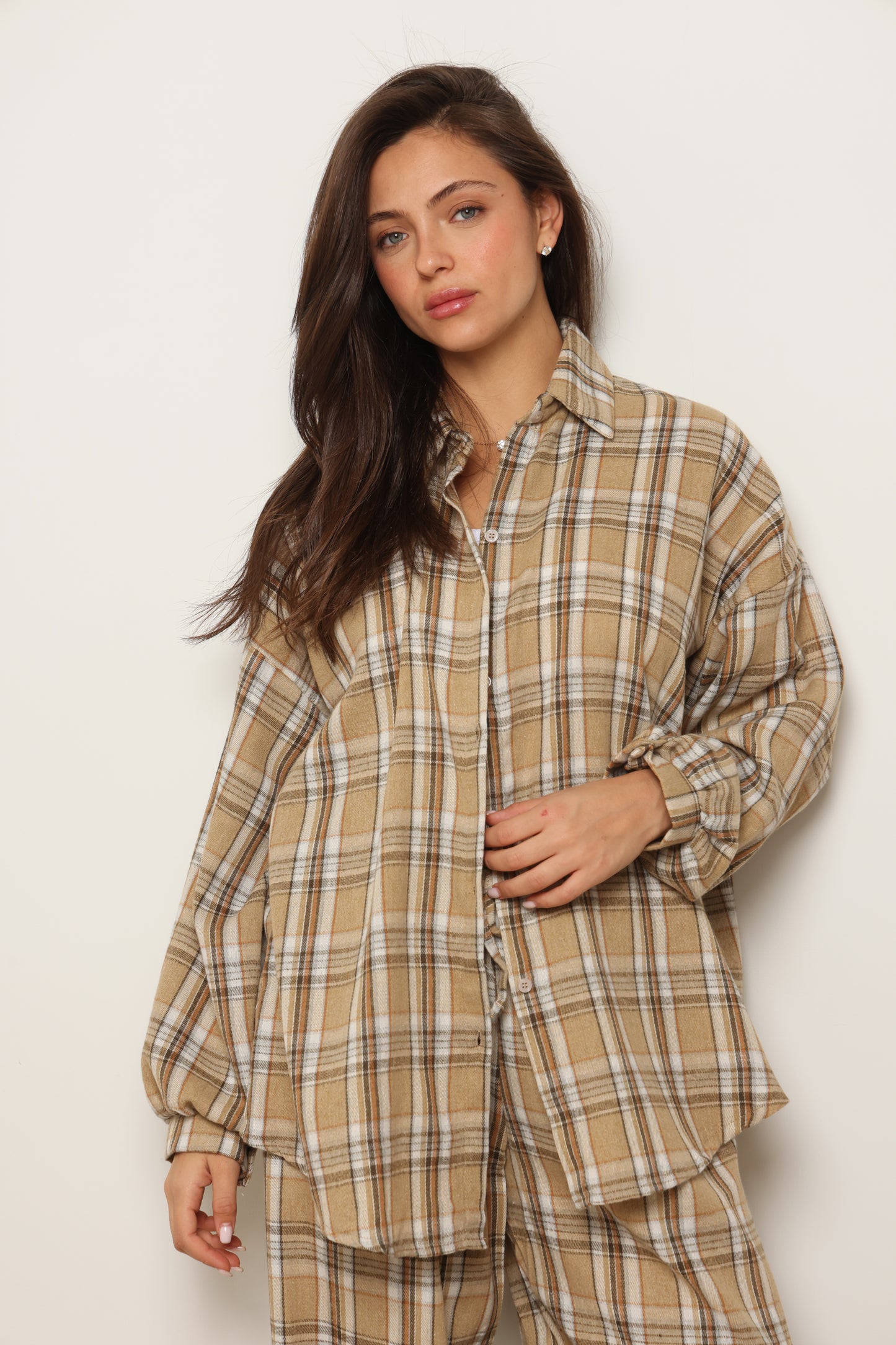 חולצת ולנסיה משבצות