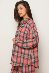 חולצת ולנסיה משבצות